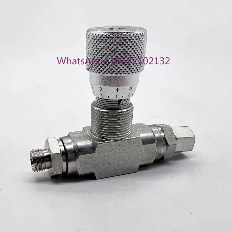 1Set Tube Type Tubular Hydraulic Bidirectional Flow Control Restrictor Valve  STB-G3/8 with L08 Connector