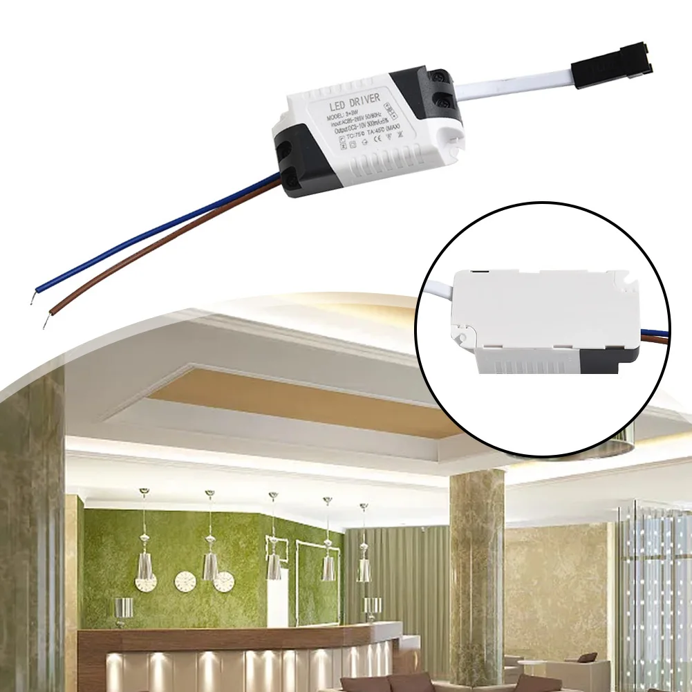 3W to 24W Segment LED Driver AC85 265V Constant Current Power Supply in Plastic Shell for Panel Light and Ceiling For Lamp