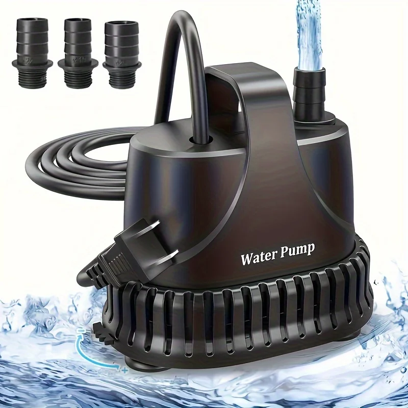 

800GPH Submersible Water Pump, 40W Fountain Pump, Sump Pump, Pond Pump, 792.52gal/H Water Pump With 7ft Power Cord For Aquarium, Water Table, Waterfall, Fish Tank, Hydroponics