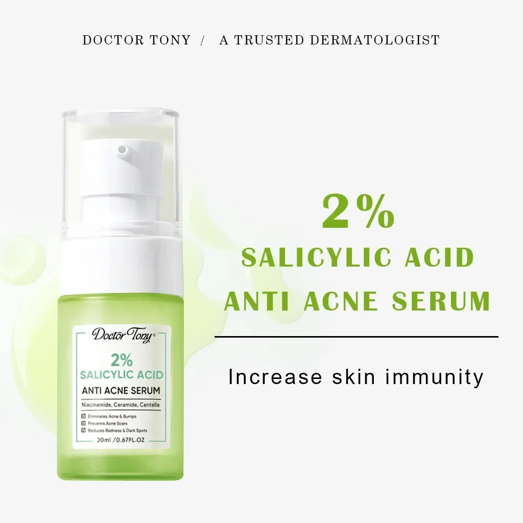 

20ml Salicylic Acid Serum gently repairs acne scars acne serums korean cosmetics Eliminate acne relieve sensitive skin