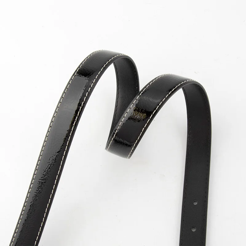 Genuine leather belt for women, top layer cowhide, versatile with suits and dresses, slimming belt