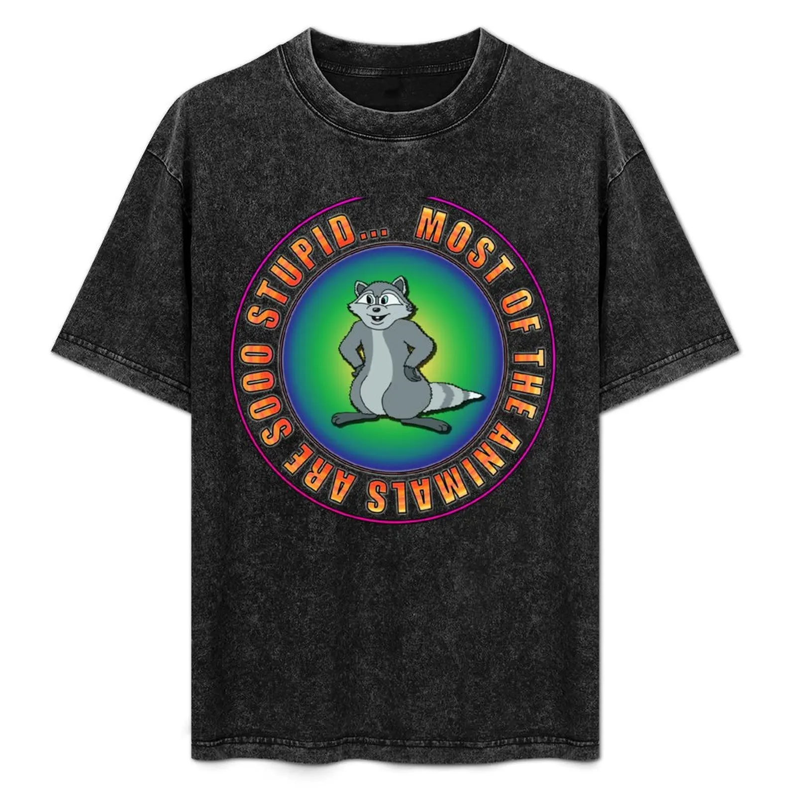 

The Cheeky Raccoon T-Shirt street wear cute clothes quick drying mens t shirts