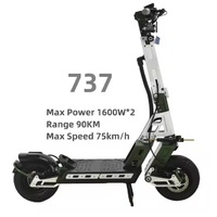 Electric Scooter 1600W * 2 Electric Scooter High Power Electric Scooter Dual Suspension