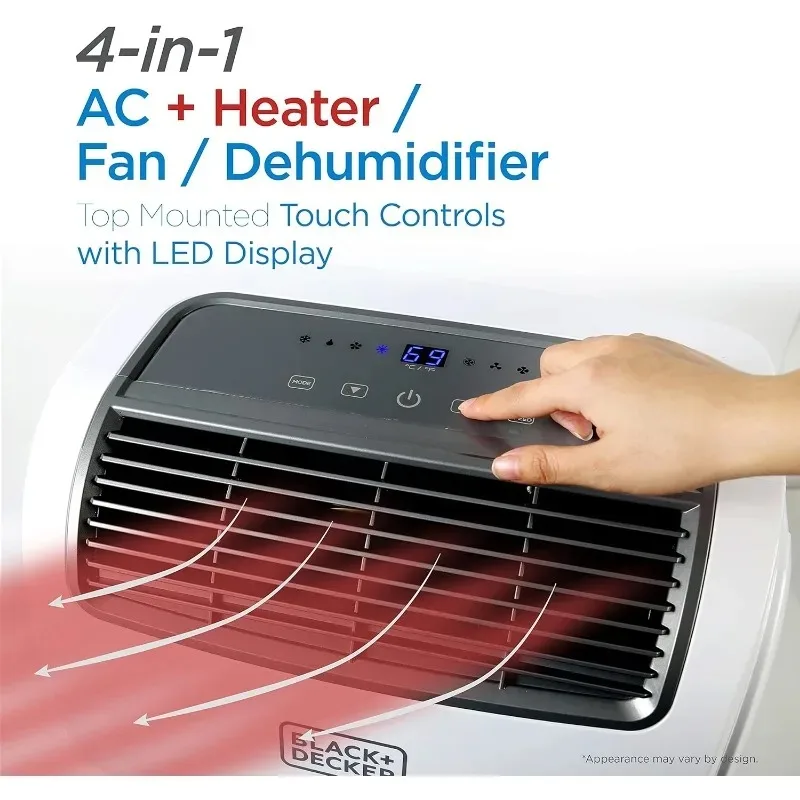 Condizionatore d'aria portatile per camera e riscaldatore, condizionatore d'aria