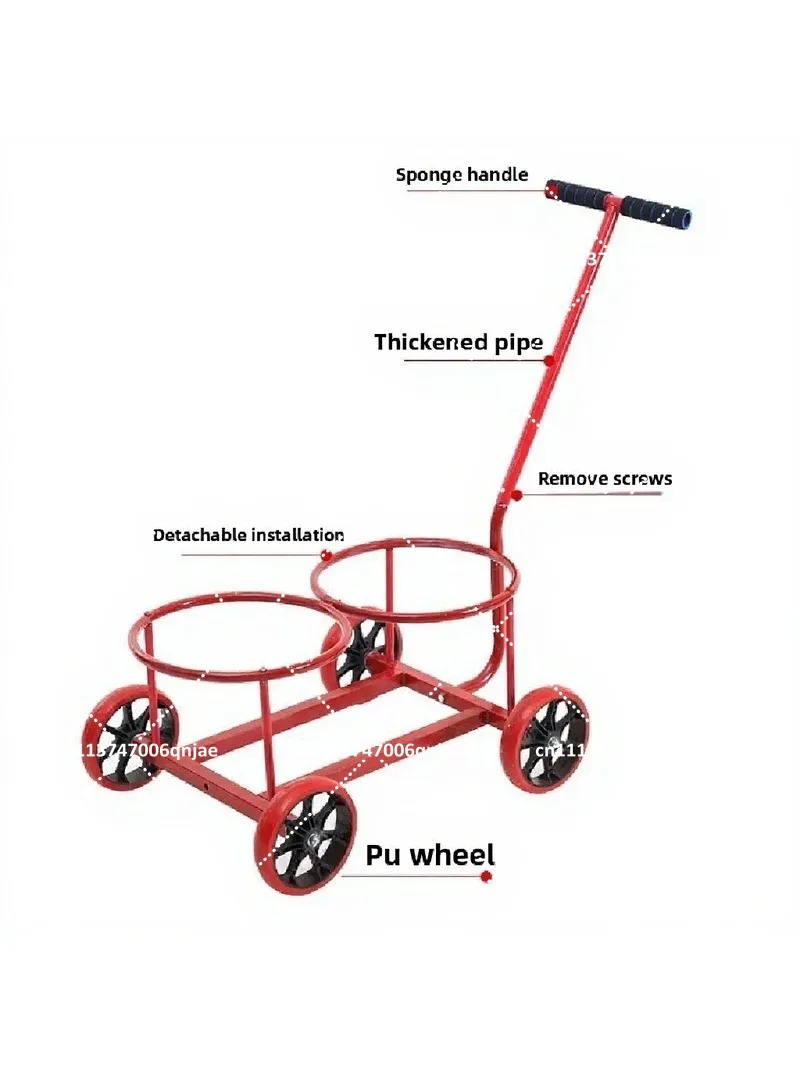 double-bucket-pouring-trolley-floor-to-ceiling-utility-cart-portable-garbage-collection-bin