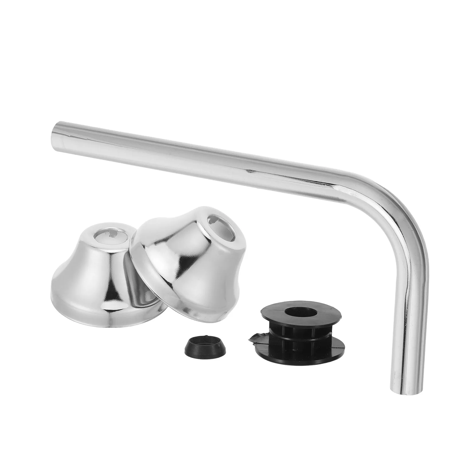 Flexible Urinal Supply Tube Heavy Duty Braided Stainless Steel Hose for Public Toilet Quick Connect Small Drain Pipe Fitting