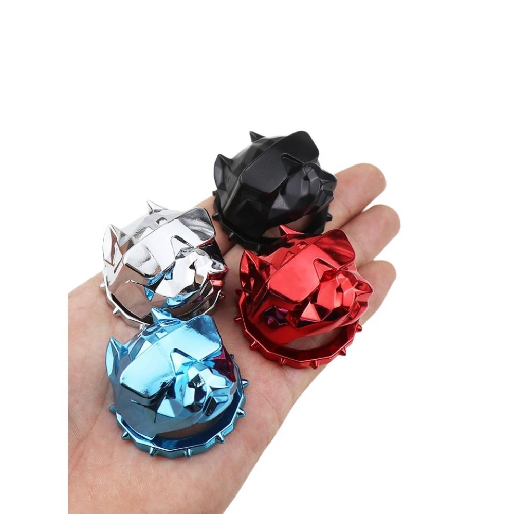 Bulldog Car One-click Start Hole Decoration Car Interior Accessories Car Dog Decoration Export Bulldog