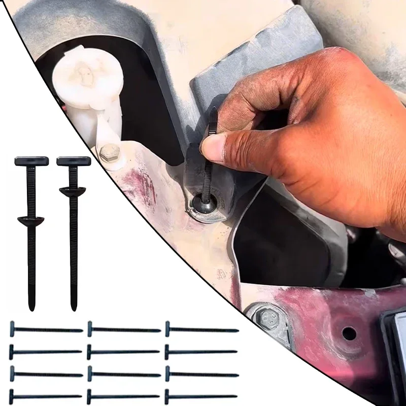 Universal multifunctional nylon cable tie black plastic cable buckle fixing tool car and motorcycle maintenance fixing cable tie