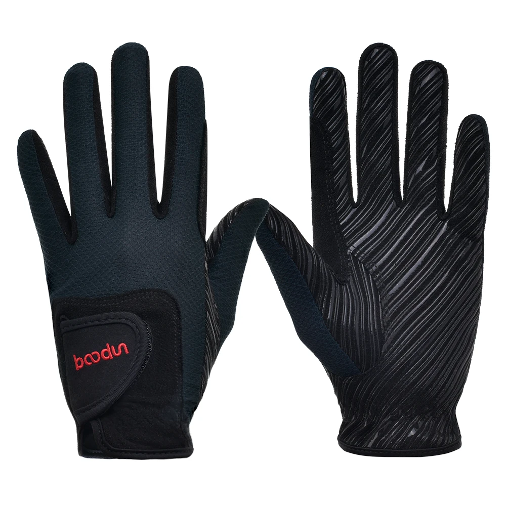 

Equestrian gloves, women's mesh breathable lightweight colored bag, all day comfortable grip golf gloves 1727
