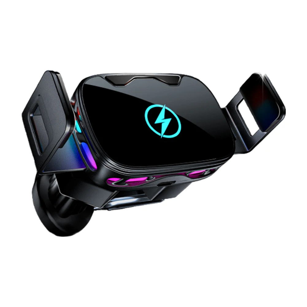 Auto Rotating Wireless Car Charger 15W with Air Vent Mount Holder for Efficient Phone Charging and Optimal Viewing Angle