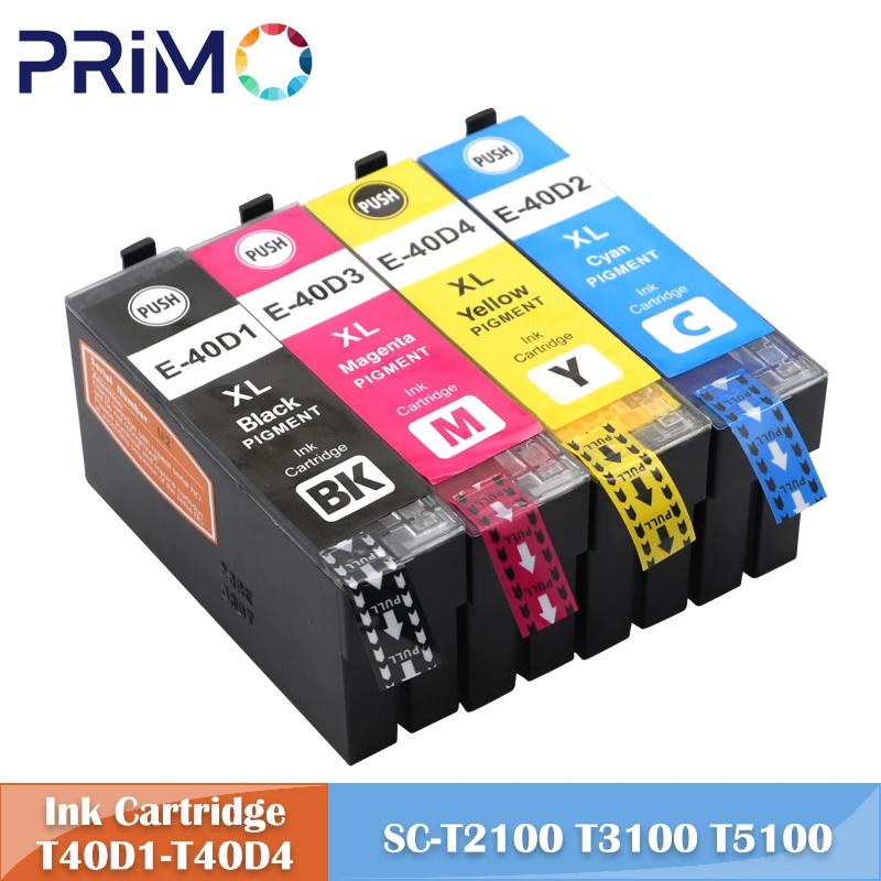 

T40D1 T40D2 T40D3 T40D4 Ink Cartridge Compatible for Epson SureColor SC-T3100 SC-T5100 SC-T2100 T3100 T5100 T2100 Printer Inkjet