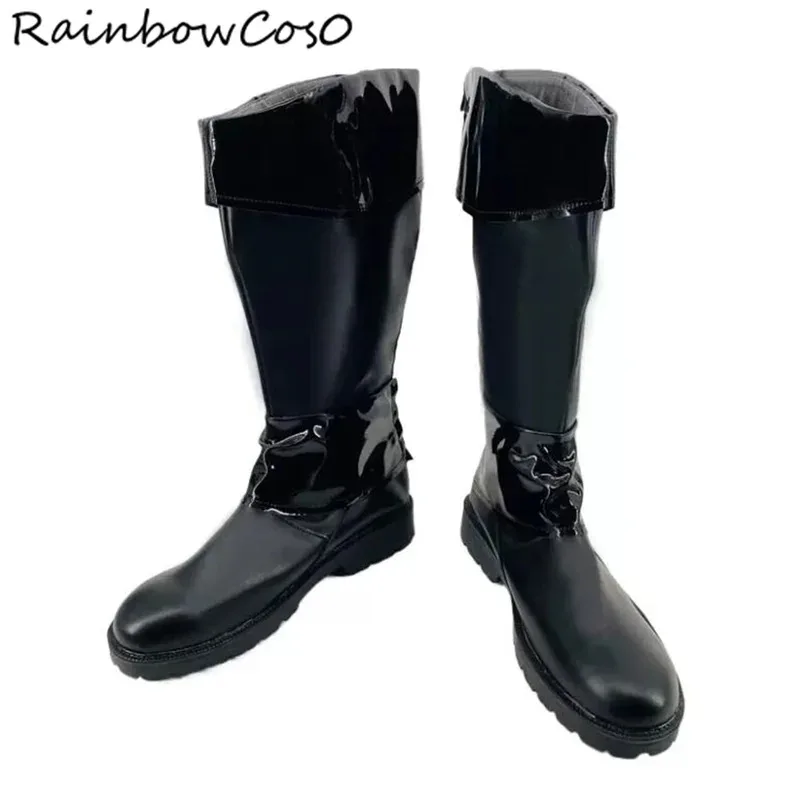 Thancred فاينل فانتسي XIV FF14 أحذية كوسبلاي أحذية لعبة أنيمي حفلة الهالوين عيد الميلاد RainbowCos0 W3933