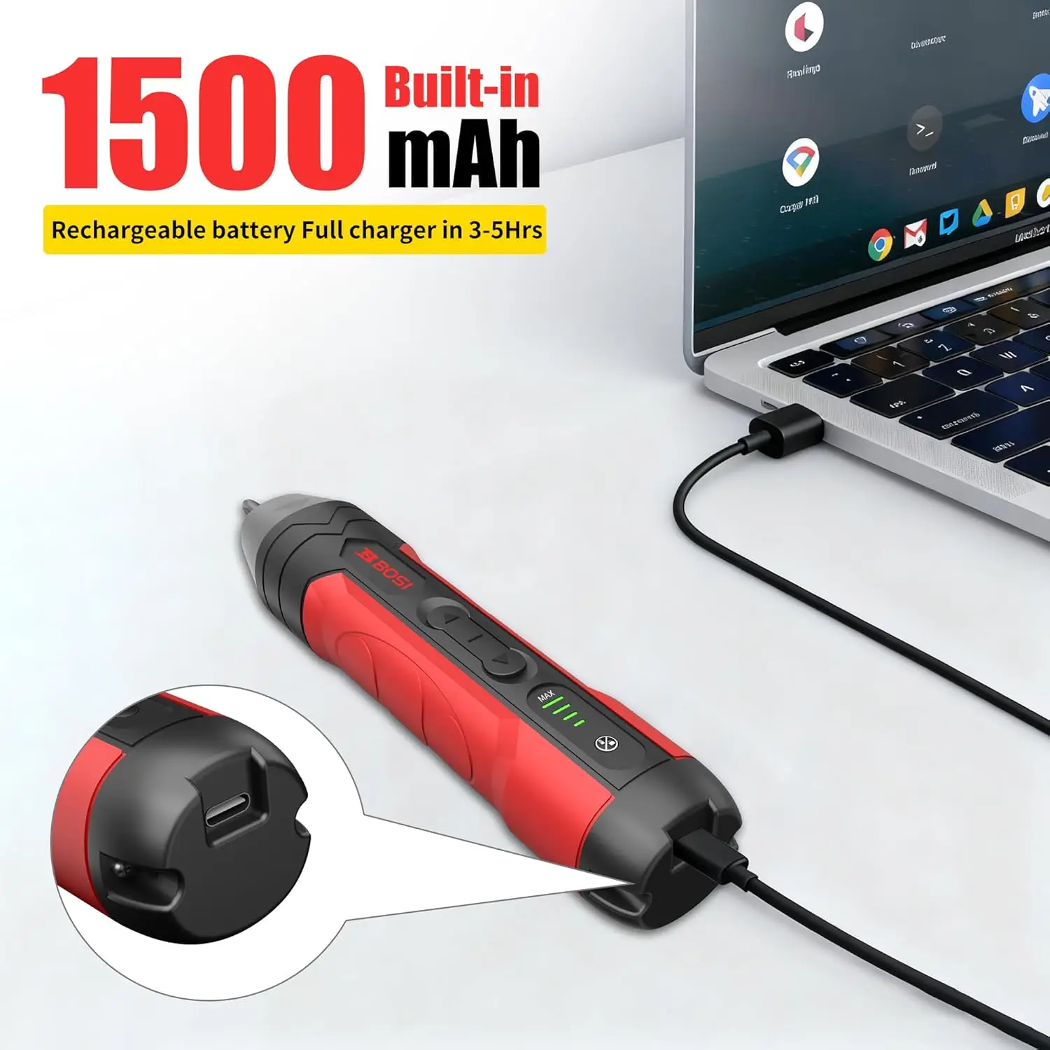 Tool 4.2V Electric Screwdriver, Repair Tool For Electronics Phone, Electric Screwdriver Cordless Ideal repair tool fo