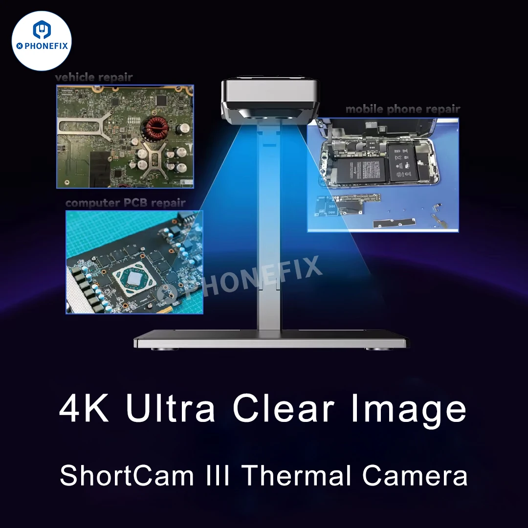 ShortCam iii 4K Ultra Clear Infrared Thermal Imager Camera 256*192 Thermal Camera for PCB Motherboard Shortcircuit Detection