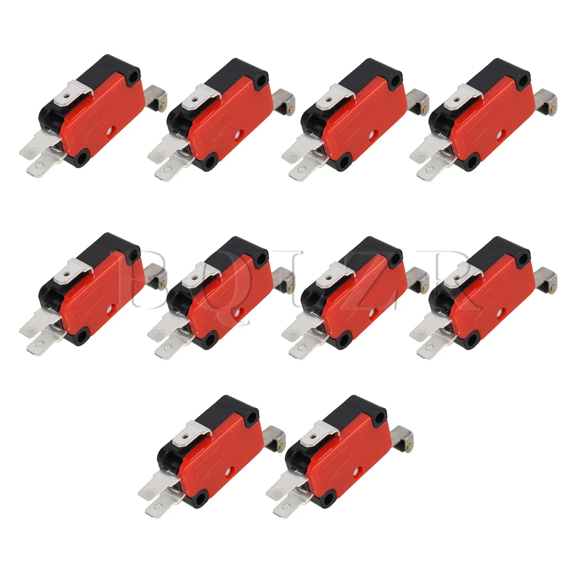 BQLZR 10Pcs Micro Limit Switch NO NC Replacement for V-156-1C25 AC 250V 15A