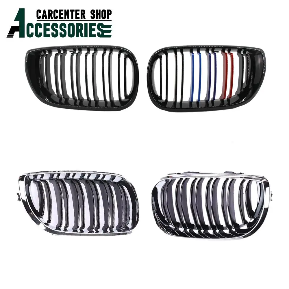 51137030545 511370305456 Car Front Bumper Kidney Grille for BMW 3 Series E46 4-door Facelift 2002-2006