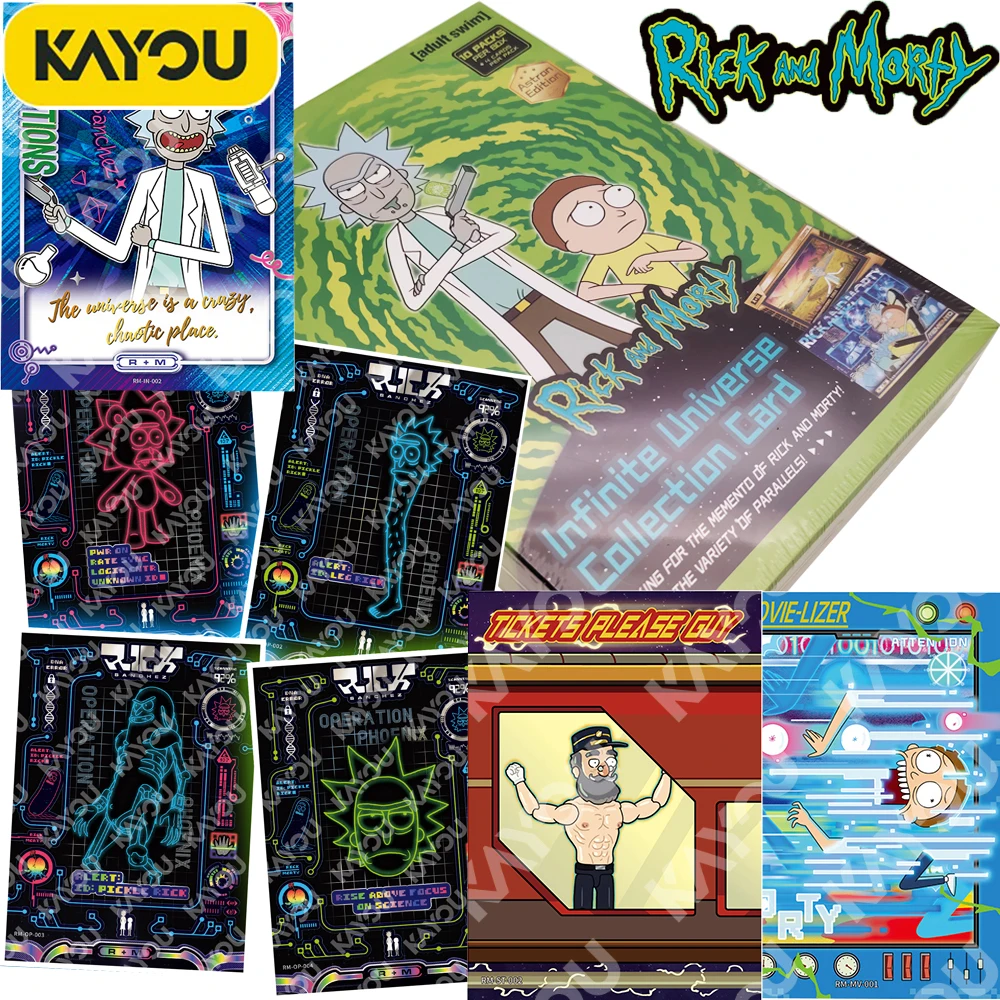 

New Kayou Original Animated Rick and Morty Collection Cards Highly Beloved Cartoon Character High Quality Cards Boys Girls Gifts