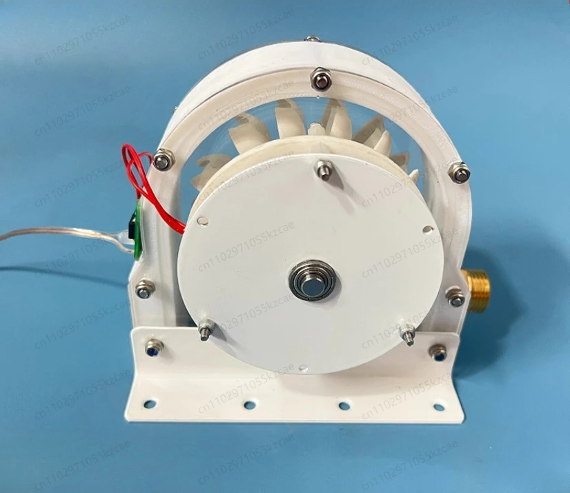 Pelton Hydroelectric Generator Disc type Ironless Generator High Efficiency Water Wheel Bucket Wheel DIY Hydraulic Generator