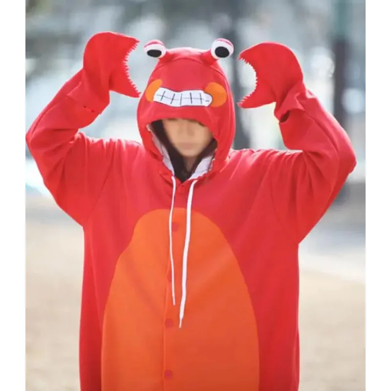 2025 nuevo nuevo adulto Animal cangrejo Panda Sika Cosplay pijamas mono ropa de dormir disfraz ★ ★ ★ ★