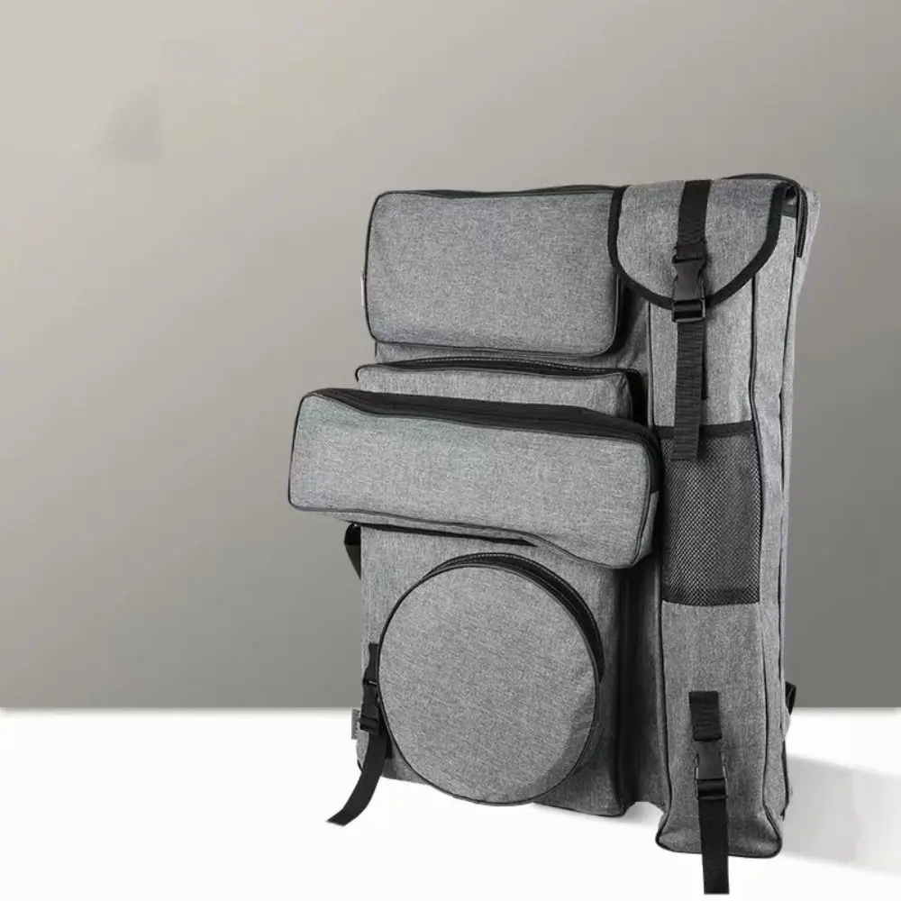 Simple Canvas Sketching Tools Art Bag Large Capacity Durable Sketch Storage Bag Waterproof Artist Canvas Backpack Students