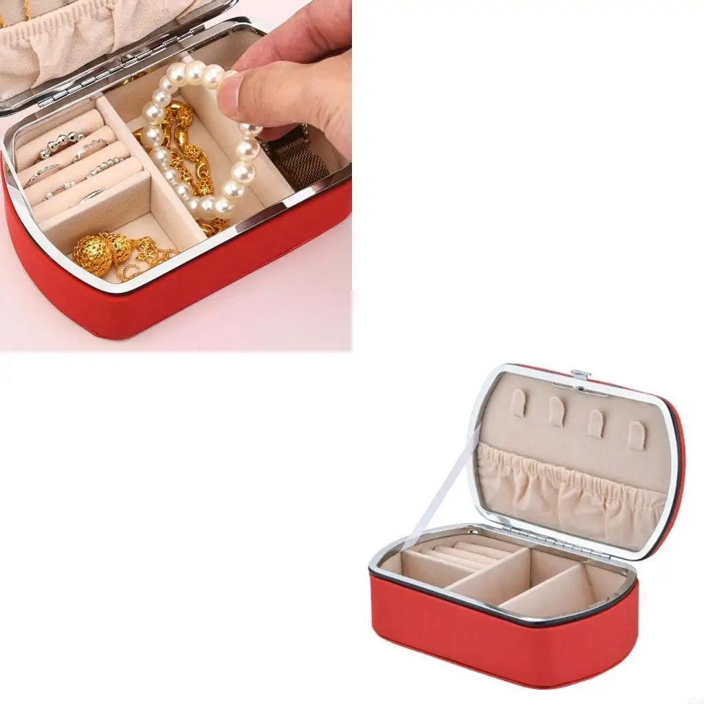 Beautiful Jewelry Storage Box Stylish Cases for Rings and Earrings
