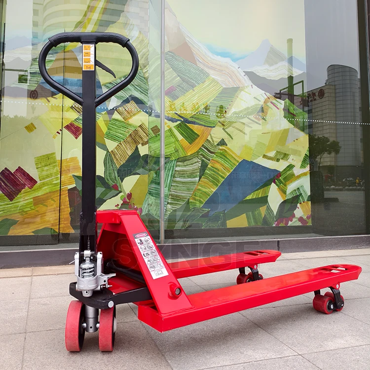 Hot Sale 1500kg Manual Pallet Truck Material Handling Hand for Warehouse Equipment