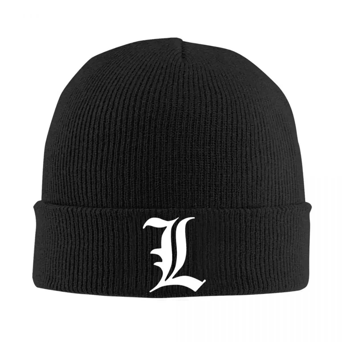 Deaths-Notes Logo Hats Autumn Winter Beanie Warm Anime Cap Female Male Acrylic Knitted Hat