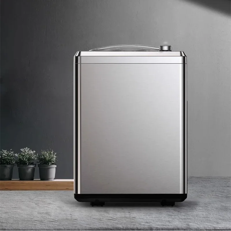 Máquina de sorvete todo em aço, máquina de sorvete de frutas de refrigeração independente totalmente automática doméstica