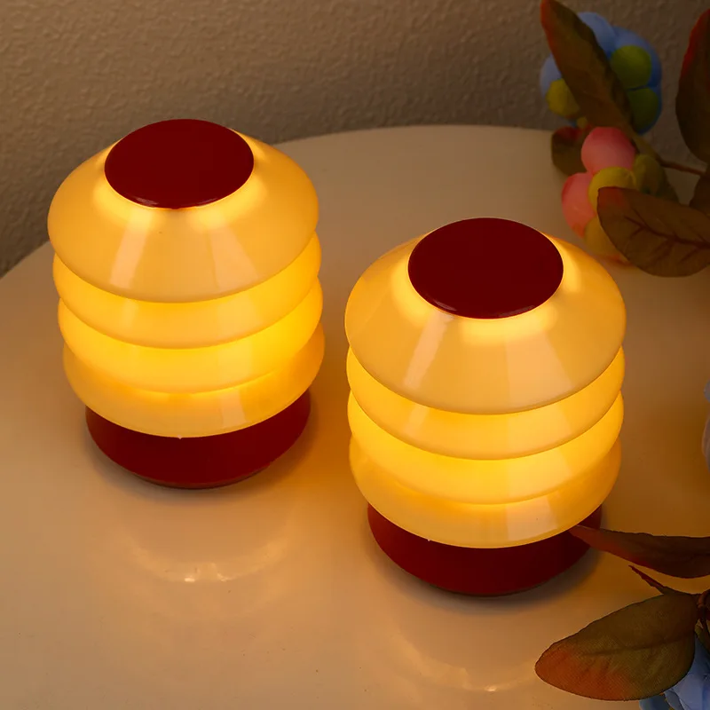 Night Light Christmas Atmosphere Light Bedroom Bedside Ornament Gifts Ornaments Xmas Decor Self-defense reflective flashlight