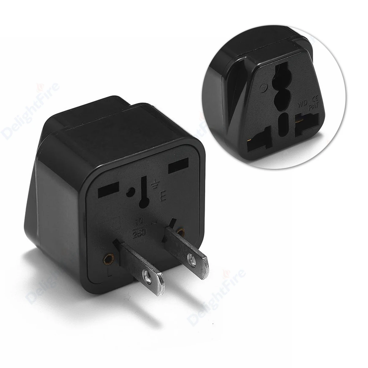 US-stekkeradapter 250V stopcontact AU UK EU naar US-adapter stopcontact AC Power USA-adapteraansluiting stekkerconverter stopcontact