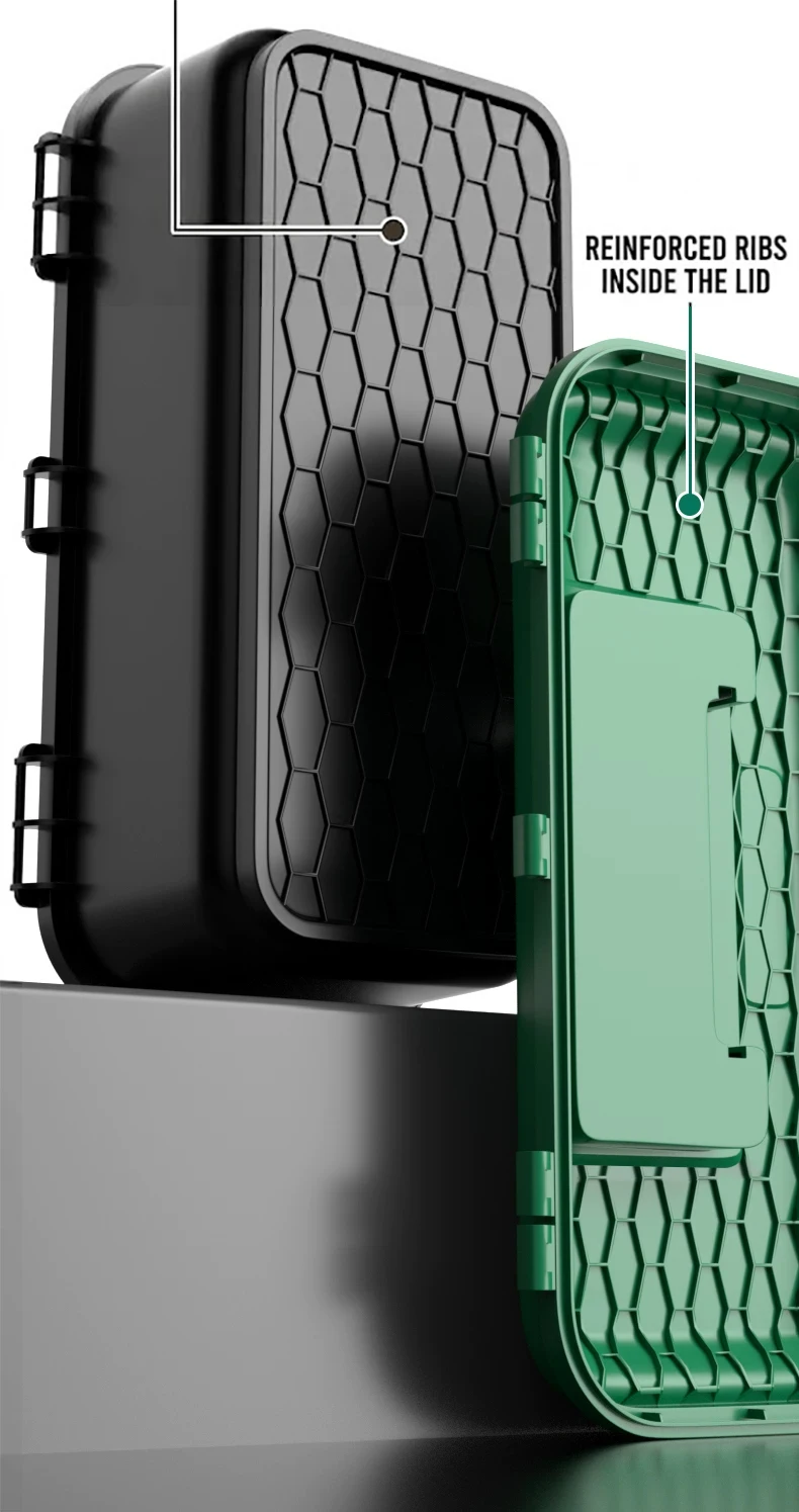 BAOLIAN Industrielle, minimalistische, tragbare Werkzeugkiste für Zuhause, Autoreparatur, Hardware, Elektriker, Aufbewahrungsbox, modisch – Detail 15