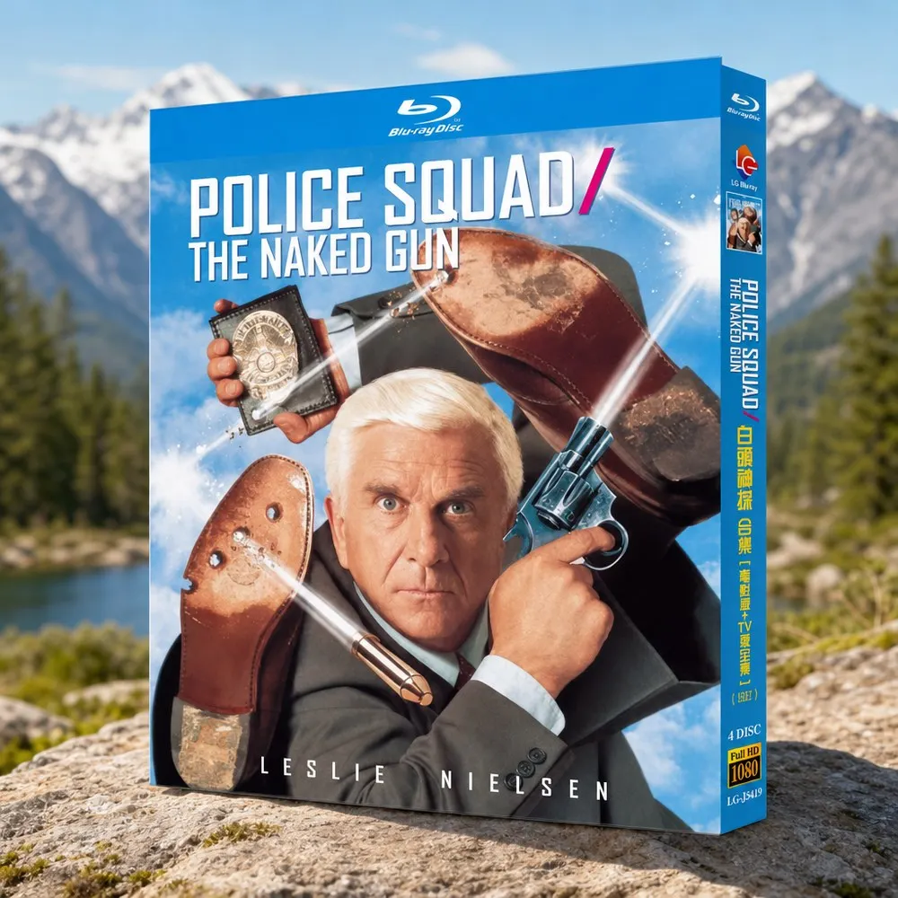 Blu-ray HD US TV Series The Naked Gun Complete Series Plus 4 Movie Editions Box Set