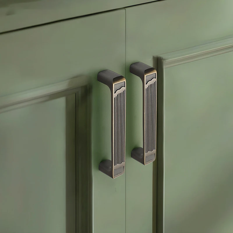 Vintage Messing Schranktürgriff, moderner minimalistischer Kleiderschrankgriff, Schuhschrank, Schubladenschrank, kleine Griffe für Möbel