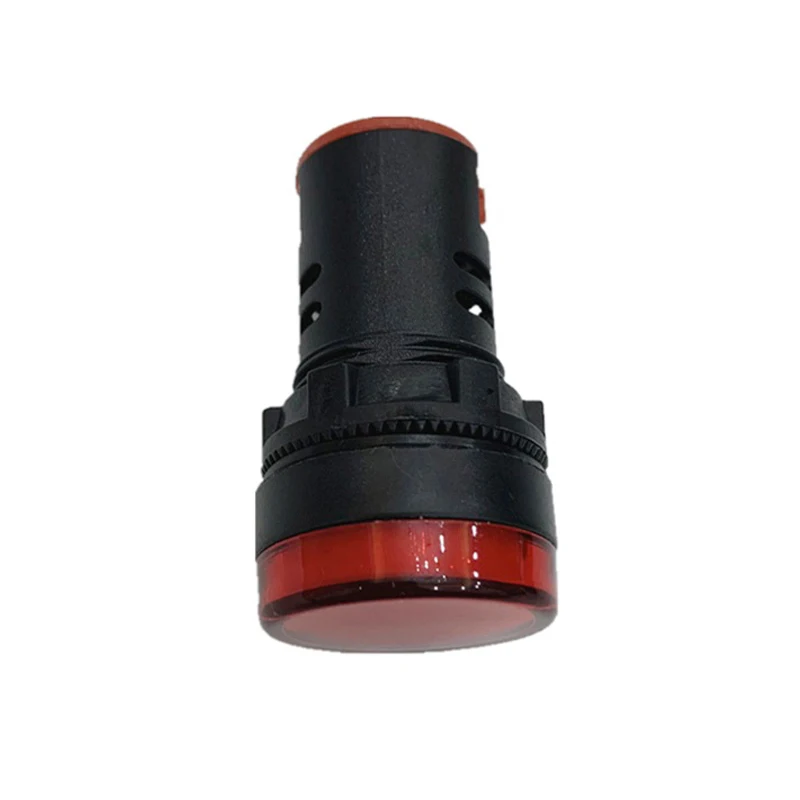 LED Signal Indicator AD16-22DS Signal Indicator Solid Color DC12V/24V/36V AC220V/380V 5 Pcs/pack
