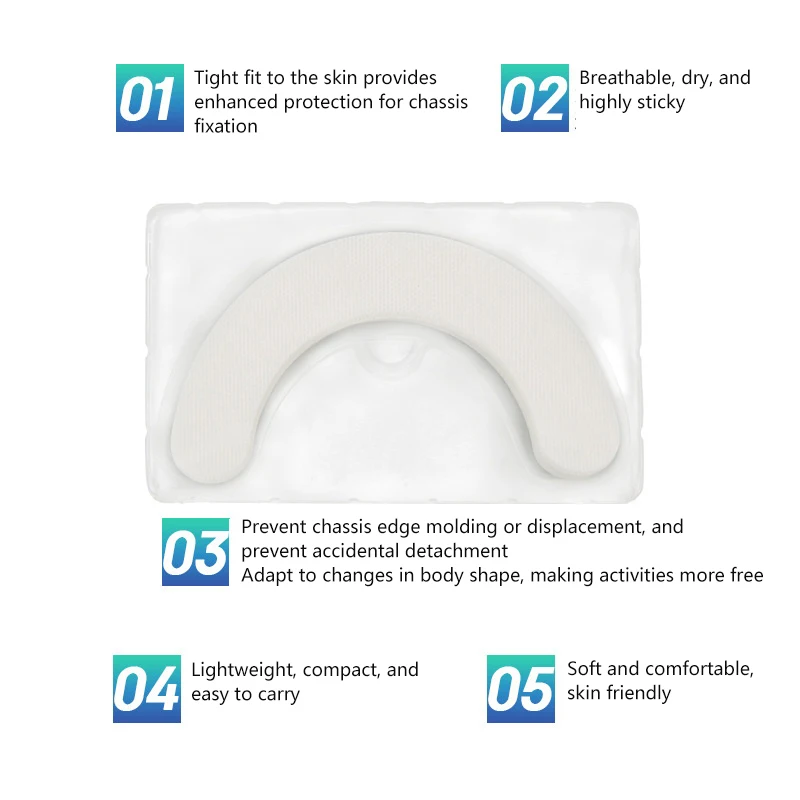 Tiras de barrera de ostomia elásticas, cinta adhesiva impermeable hidrocoloide para fugas de piel, barrera de ostomia para bolsa de colostomia, 20 Uds.