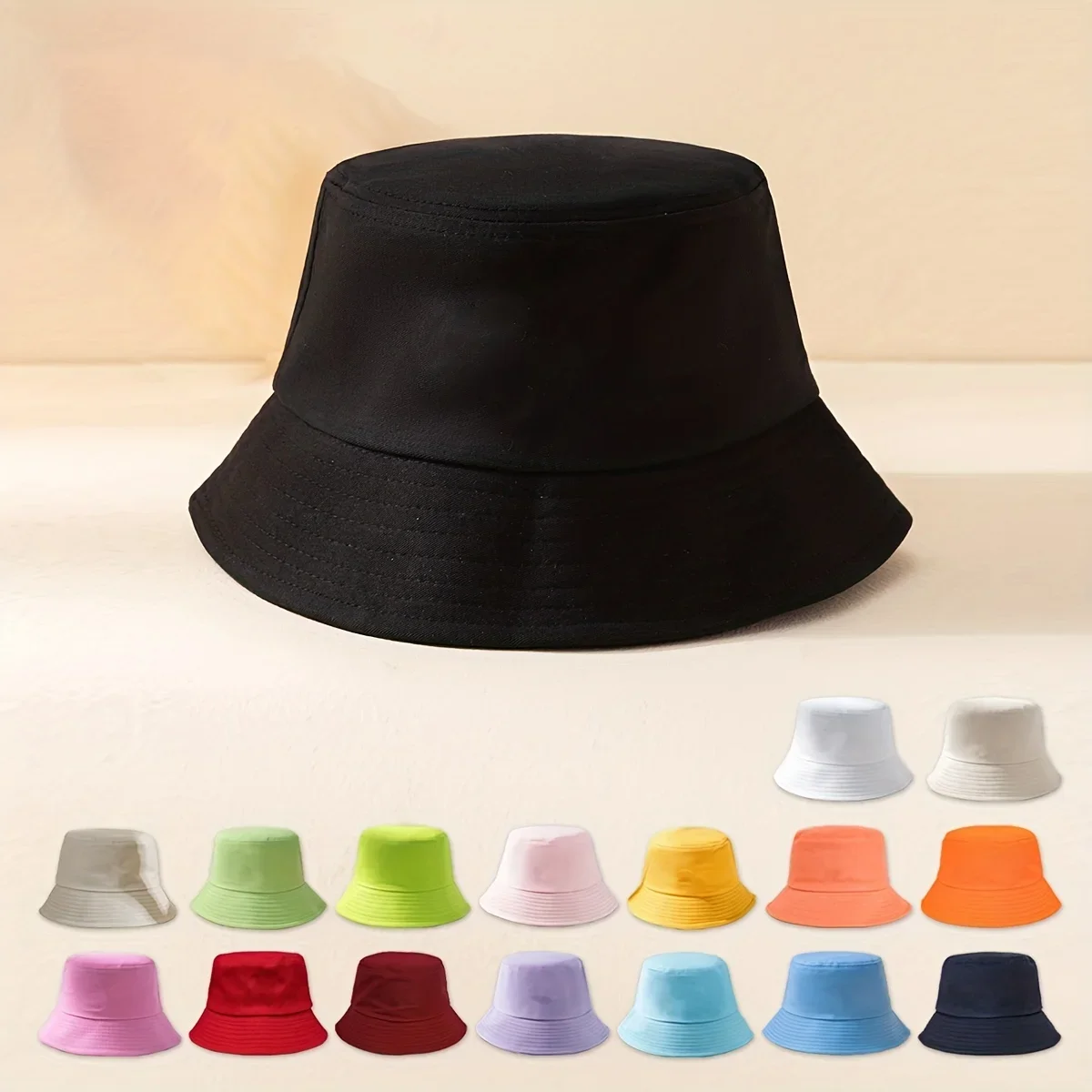 BUCKET HAT BLACK Unisex Men Women's Hat New Year Presents Christmas Valentine's Gift For Her