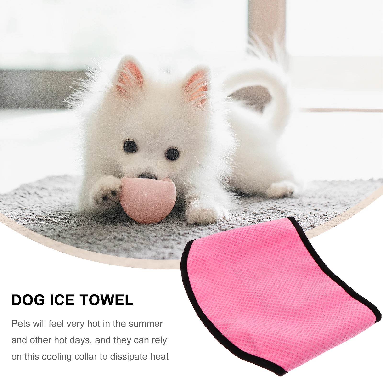 

Walking Pet Cooling Scarf Tag Breathable Wrap Dog Neck Protector Clothes for Dogs