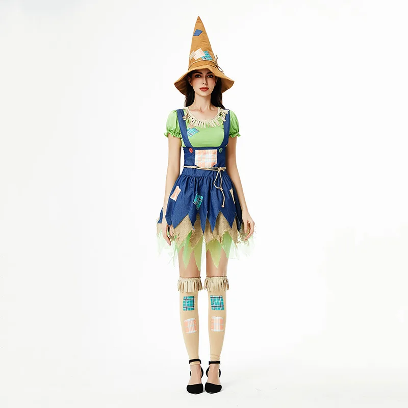 Costume da strega sexy Gonna loween Abbigliamento da spettacolo St Man Costume cosplay Abbigliamento da palcoscenico tradizionale cinese da donna