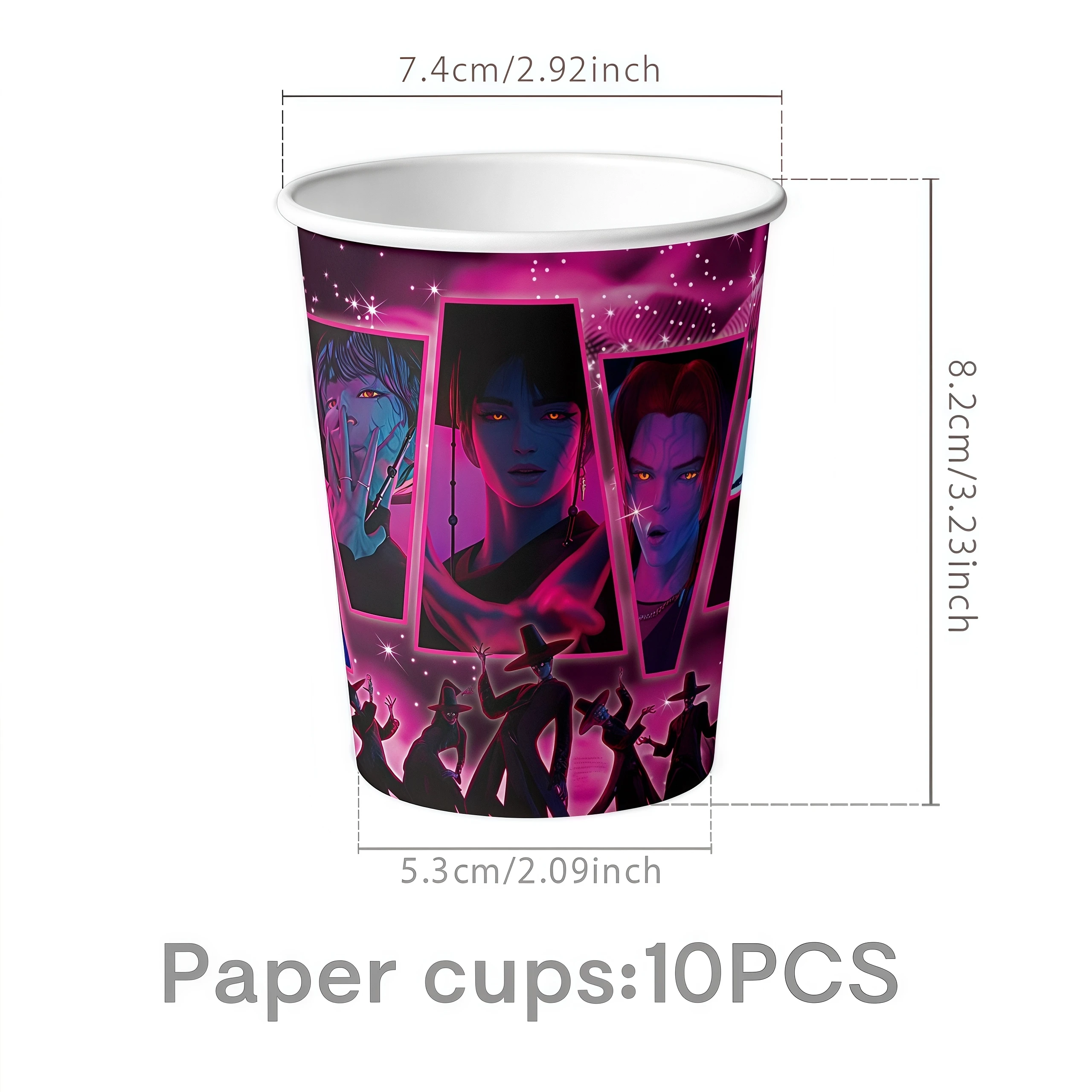 مجموعة أدوات المائدة لتزيين حفلات أعياد الميلاد من Idol Saja Boys، لافتة بالون مناديل للأطفال، هدية لوازم الحفلات، ديكور