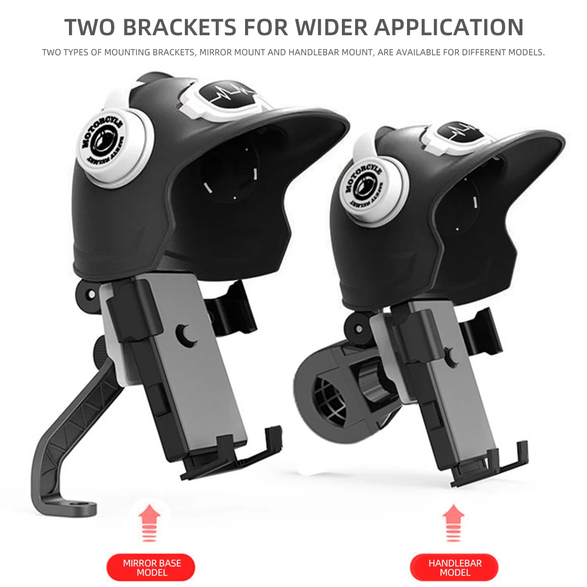 1pc Small Helmet Rider Motorcycle Mobile Phone Holder Electric Bicycle Waterproof Sunshade Navigation Mobile Phone Holder