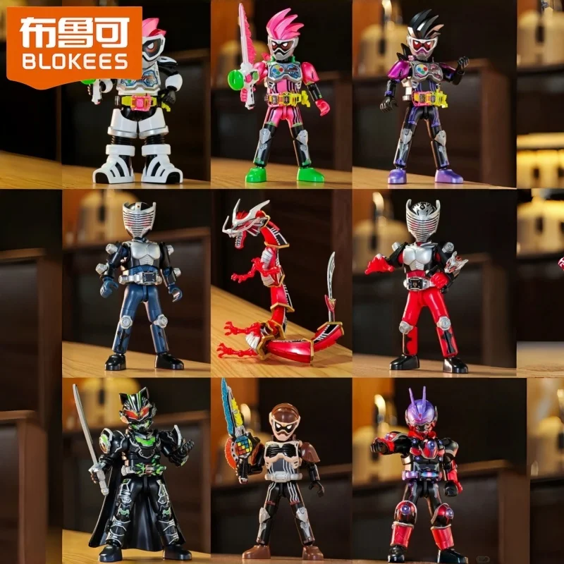 

Blokees Kamen Rider Assembleable Building Block Action Figures Geats Nine Tails Kuuga Gabu Collectible Model Toys Gift For Fans
