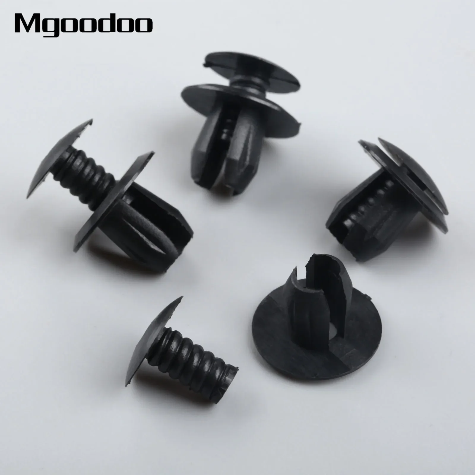 50Pcs Trim Panel Lining Clips Auto Fastener Fit 9mm Hole for T4 T5 Transporter Eurovan Plastic Rivets Automobile Interior Parts
