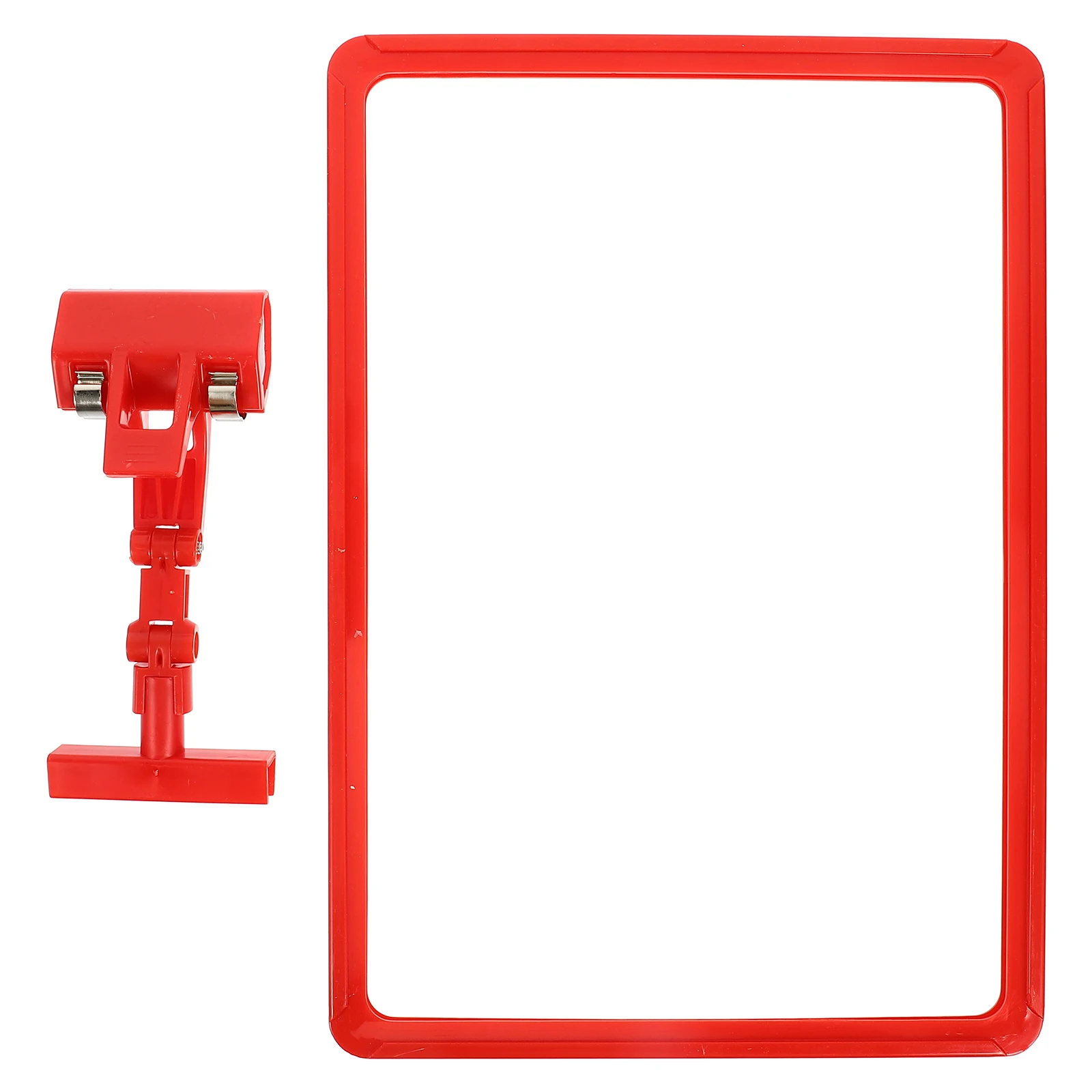 

Sign Holder ABS Plastic Degree A5 Mechanical Clamp Magnetic Label Holders for Retail Store Shelf Classification Display