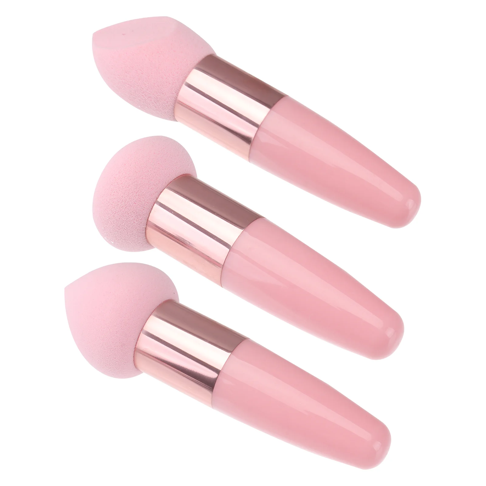 3 Pcs Beauty Pen Tools Facial Powder Sponges Make up Brush Accessories Face Makeup Applicator