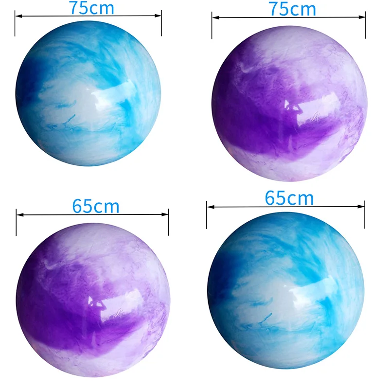 Cloud Yoga Balls Extra Thick Fitness Gym Balance Ball Explosion Proof Heavy Duty Exercise Ball With Pump For Office Home Gym