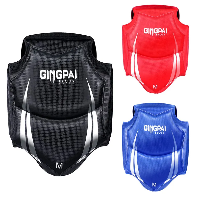 

Boxing Fight Gear Chest Guard MMA Sanda Martial Arts Training Body Vest Protector Taekwondo Target Training Uniform Rib Shield