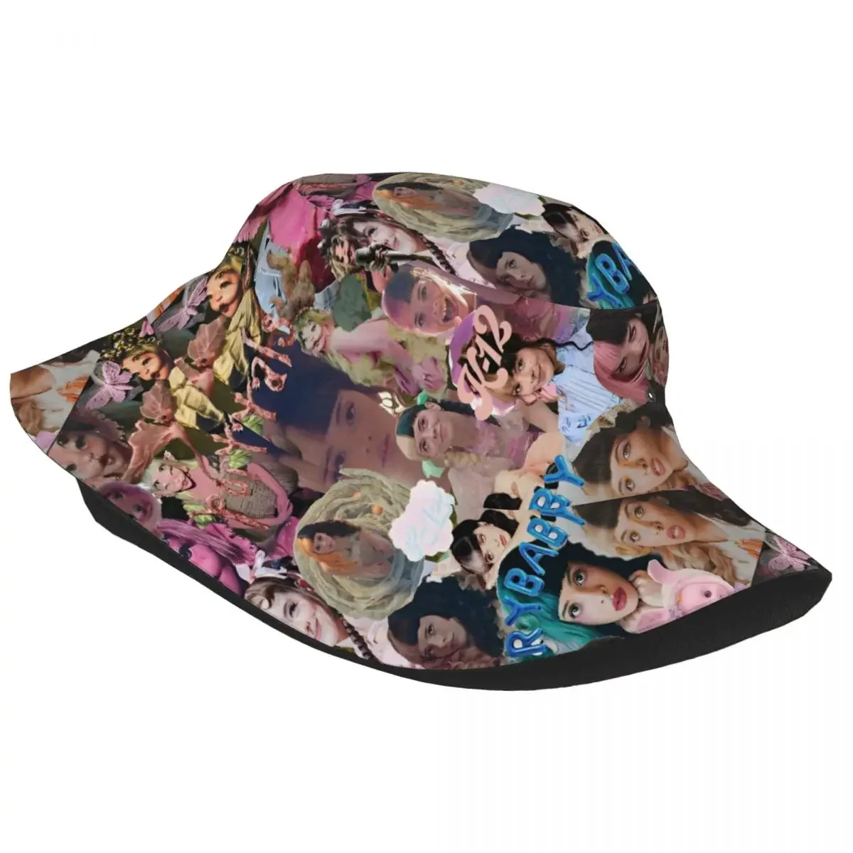 Melanie Martinez Singer Bucket Hats Travel Headwear Stuff Music Fisherman Cap for Outdoor Girl Panamka Foldable