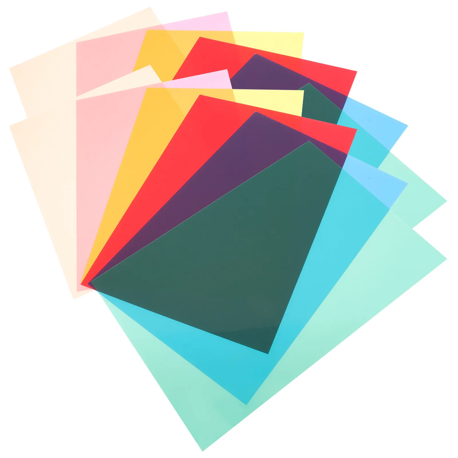 12Pcs Visual Stress Reading Cards Dyslexia Tools Colored Overlay Bookmarks Highlight Reading Strips Tracking Rulers