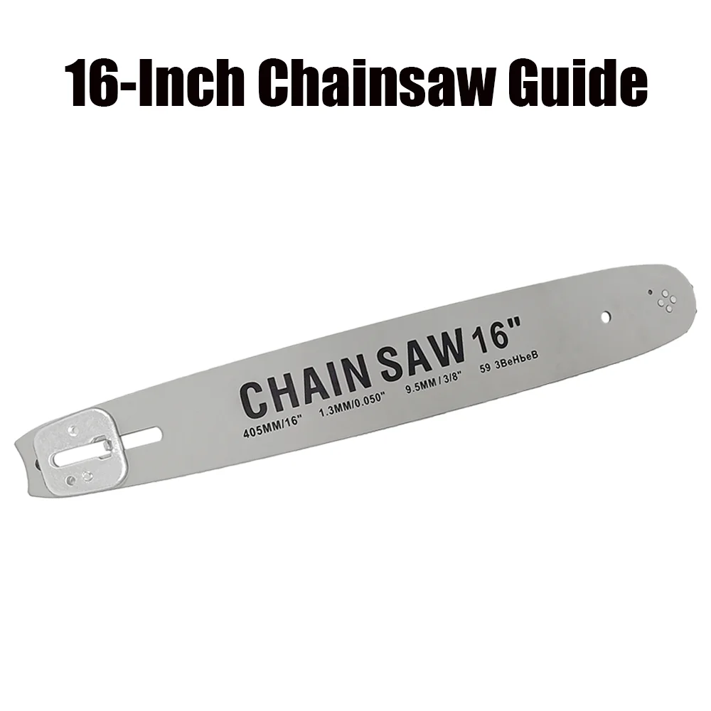 

PATUOPRO 16-дюймовая электрическая бензопила, 1 шт., направляющая для бензопилы, металлическая цепь, заменяет направляющую для 16-дюймовой цепной пилы и детали электрического инструмента