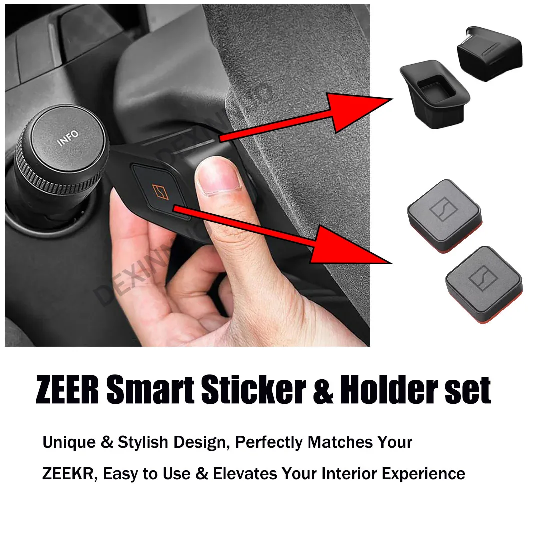 Наклейки для устройства Bluetooth-соединения Car Lingdong Tie для Geely Zeekr 001/007/009/7X/8X/X/007GT 2021-2026, декоративные аксессуары